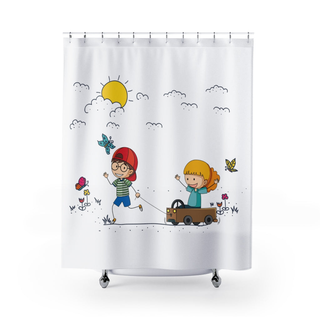 Doodle Kids Shower Curtains