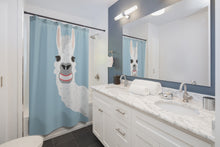 Load image into Gallery viewer, Cheeky Llama Shower Curtains
