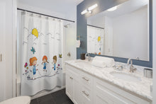 Load image into Gallery viewer, Jump Rope Doodles - Shower Curtains
