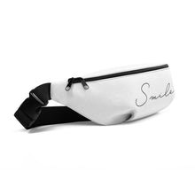 Load image into Gallery viewer, Smile - White Fanny Pack
