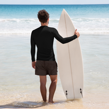 Load image into Gallery viewer, Black - Men&#39;s Rash Guard
