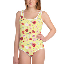 Load image into Gallery viewer, Flowers - Youth Swimsuit
