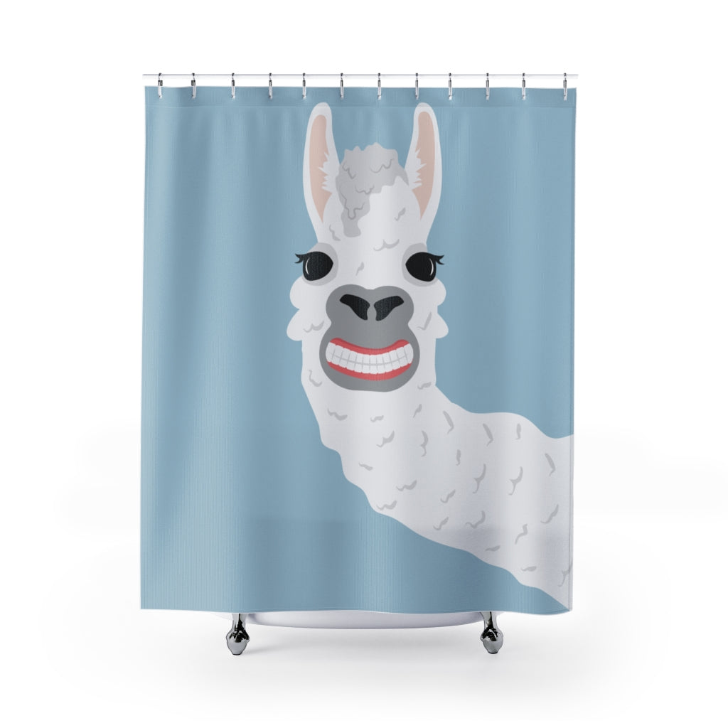 Cheeky Llama Shower Curtains