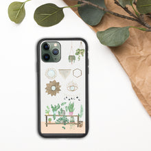 Load image into Gallery viewer, Boho Plant Lover - Biodegradable phone case
