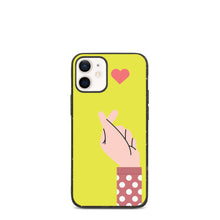 Load image into Gallery viewer, Saranghae Hand Biodegradable phone case
