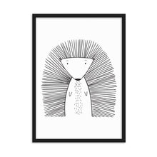 Load image into Gallery viewer, Porcupine - Framed matte paper poster
