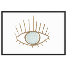 Load image into Gallery viewer, Evil Eye Framed matte paper poster
