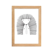 Load image into Gallery viewer, Porcupine - Framed matte paper poster
