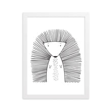 Load image into Gallery viewer, Porcupine - Framed matte paper poster
