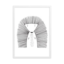 Load image into Gallery viewer, Porcupine - Framed matte paper poster
