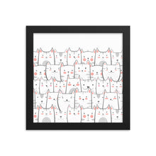 Load image into Gallery viewer, Cats - Framed poster
