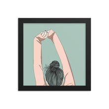 Load image into Gallery viewer, Tired Girl - Framed poster
