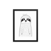 Load image into Gallery viewer, Racoon - Framed poster
