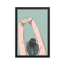 Load image into Gallery viewer, Tired Girl - Framed poster
