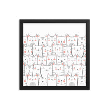 Load image into Gallery viewer, Cats - Framed poster
