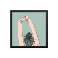 Load image into Gallery viewer, Tired Girl - Framed poster
