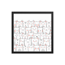 Load image into Gallery viewer, Cats - Framed poster
