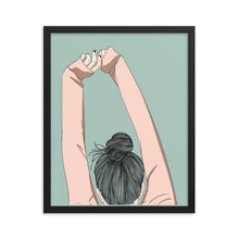 Load image into Gallery viewer, Tired Girl - Framed poster
