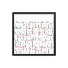 Load image into Gallery viewer, Cats - Framed poster
