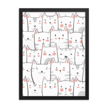 Load image into Gallery viewer, Cats - Framed poster
