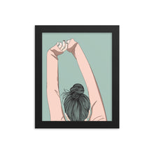 Load image into Gallery viewer, Tired Girl - Framed poster
