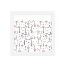 Load image into Gallery viewer, Cats - Framed poster
