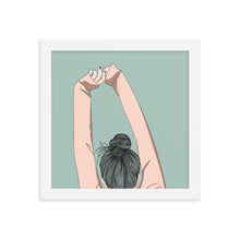 Load image into Gallery viewer, Tired Girl - Framed poster
