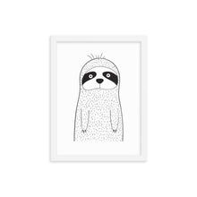 Load image into Gallery viewer, Racoon - Framed poster
