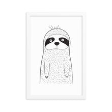 Load image into Gallery viewer, Racoon - Framed poster
