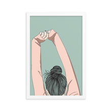 Load image into Gallery viewer, Tired Girl - Framed poster
