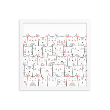 Load image into Gallery viewer, Cats - Framed poster
