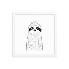 Load image into Gallery viewer, Racoon - Framed poster
