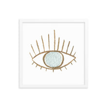 Load image into Gallery viewer, Evil Eye Framed poster
