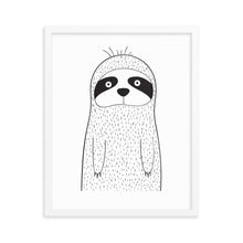 Load image into Gallery viewer, Racoon - Framed poster
