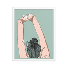 Load image into Gallery viewer, Tired Girl - Framed poster
