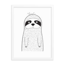 Load image into Gallery viewer, Racoon - Framed poster
