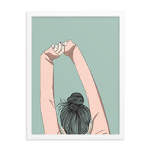 Load image into Gallery viewer, Tired Girl - Framed poster
