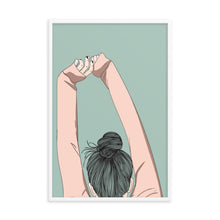 Load image into Gallery viewer, Tired Girl - Framed poster
