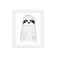 Load image into Gallery viewer, Racoon - Framed poster
