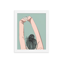 Load image into Gallery viewer, Tired Girl - Framed poster
