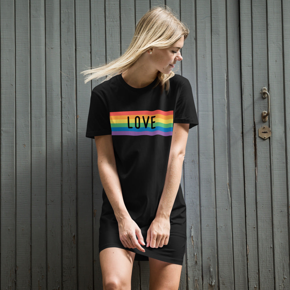 Love - Organic cotton t-shirt dress