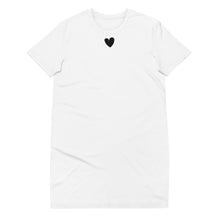 Load image into Gallery viewer, Heart - Organic cotton t-shirt dress
