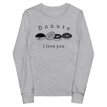 Load image into Gallery viewer, Donuts - Youth long sleeve tee
