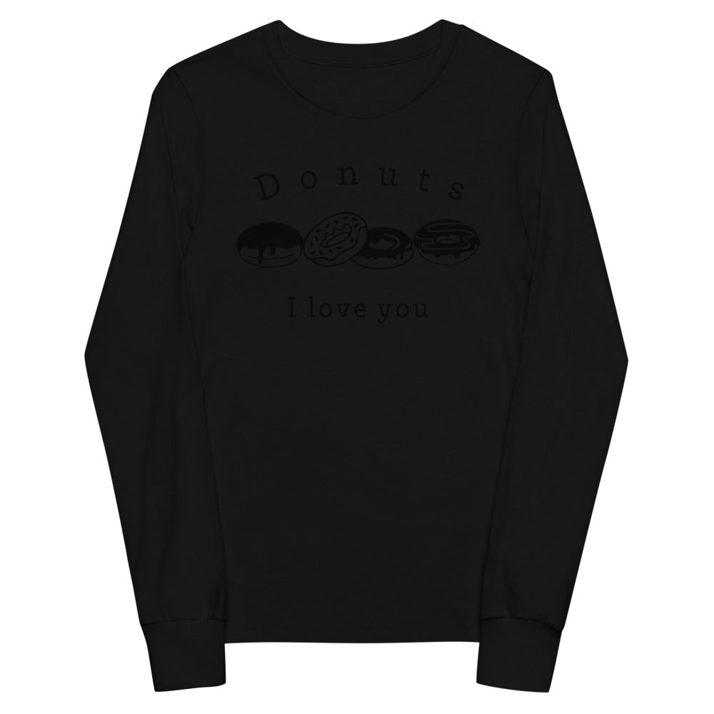 Donuts - Youth long sleeve tee