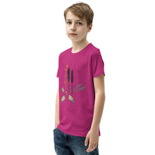 Load image into Gallery viewer, Camping by the fire - Youth Short Sleeve T-Shirt
