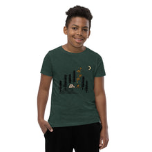 Load image into Gallery viewer, Camping at night - Youth Short Sleeve T-Shirt
